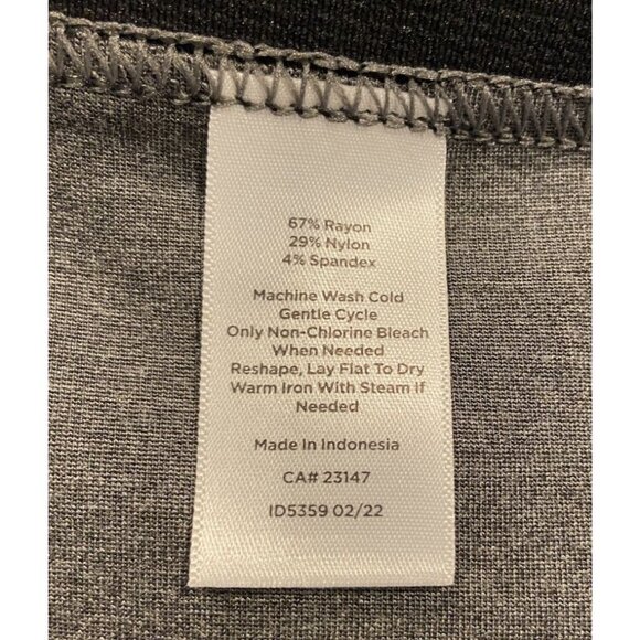 NWT Talbots Soho Ankle Pants Skinny Pull On Gray Size 12 New - Picture 5 of 5